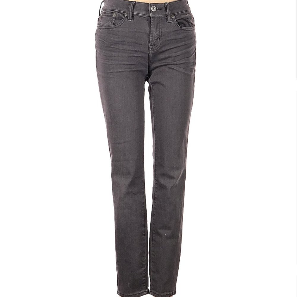 J crew toothpick skinny jeans size 26 gray denim - Picture 3 of 3